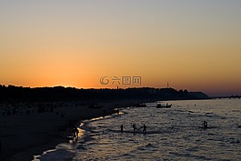 日落,波羅的海,心情