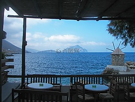餐廳,露臺,cyclades