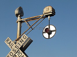 老,鐵路,路口