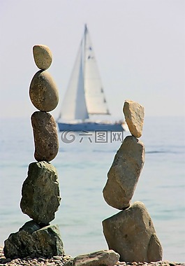 水域,海,巖