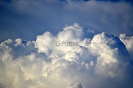 云,天空,白