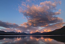 麥當(dāng)勞湖,景觀,全景圖