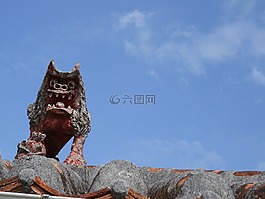 冲绳,天空,屋顶