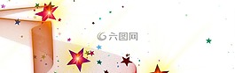 橫幅,標(biāo)頭,蠟燭