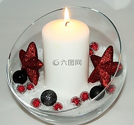 圣誕節(jié),來臨,蠟燭