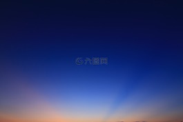 夕陽,暮色,霞光