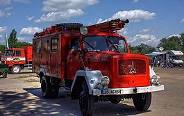 oldtimer,消防,汽車