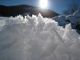 冬天,太阳,雪