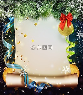 圣诞节,新的一年,明信片