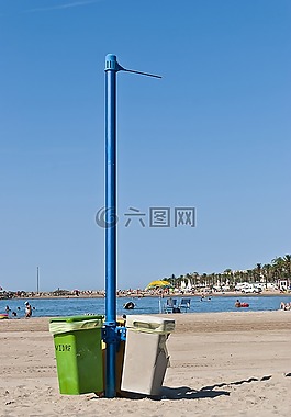 海灘,海,夏天