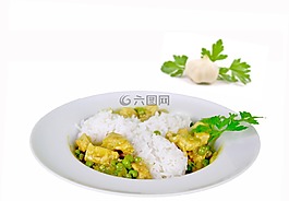 食品,水稻,豌豆