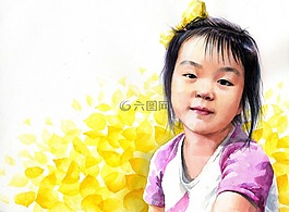 水彩肖像,水彩,藝術