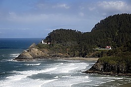 俄勒冈,海岸,赫西塔海滩