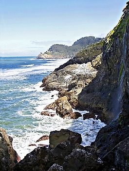 俄勒冈,美国,沿海线