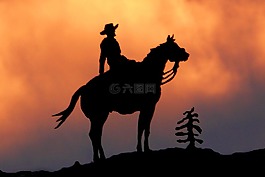 雷暴,天气,铁 horserider