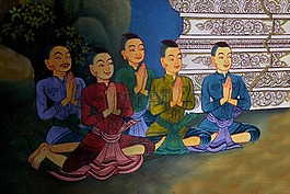 祈禱,男子,五