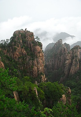 黃山,云霧,風景