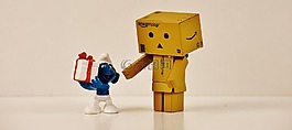 danbo,藍(lán)精靈,禮物