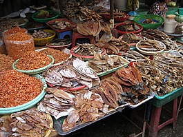 越南,市場,魚