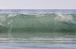 波,綠松石,海