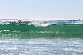 波,綠松石,海