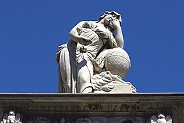 公墓,雕像,墓碑
