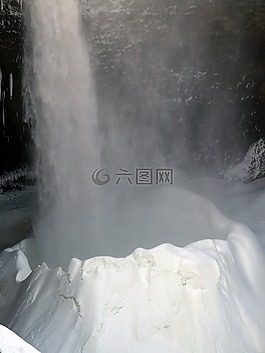 helmcken 瀑布,井灰色,省公园