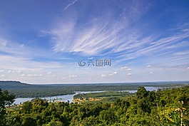 視圖,旅游,四色菊