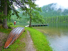 雨,湖,水