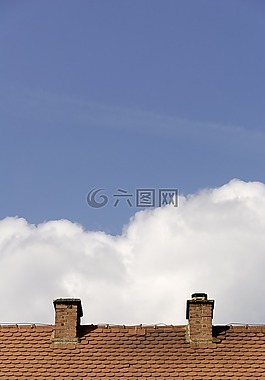 首頁,屋頂,天空
