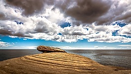 海邊,阿爾加維,葡萄牙