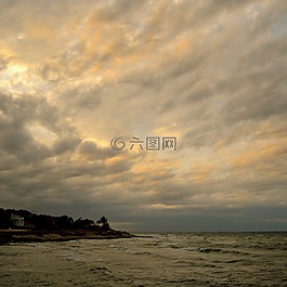 云,海,天空