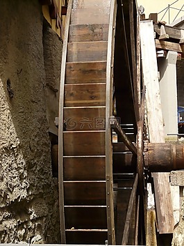 磨輪,水車,研磨