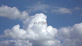云,天空,藍色