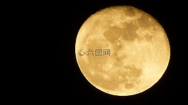 月亮,夏天,夜