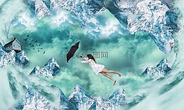 雪,自然,冷