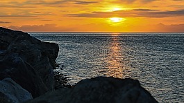 日出,日落,太陽