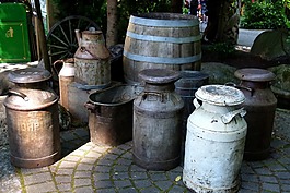 桶,古董,遺產