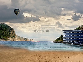 海,沙,沙滩