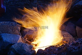消防,光,火焰