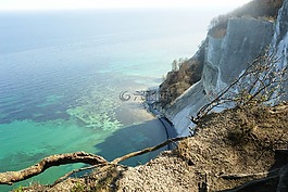 莫恩,陡崖,岩