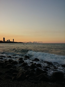 澳大利亚,金海岸,日落