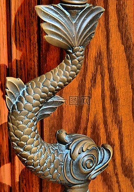 門把手,處理,海豚