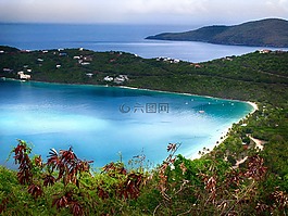 加勒比海,海,海灘