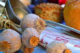 罂粟,teriték,夏季
