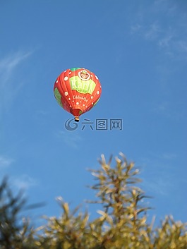 熱氣球,氣球,飛行