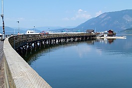 碼頭,sushwap 湖,不列顛哥倫比亞省