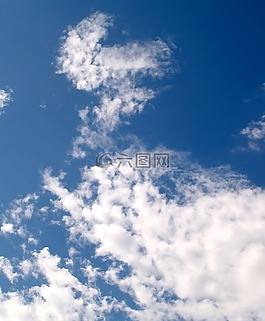 云,天空,藍色