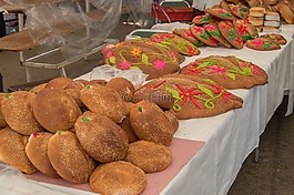 面包,泛德muerto,zaachila