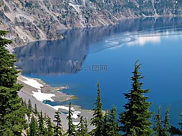 火山口湖,俄勒岡,美國